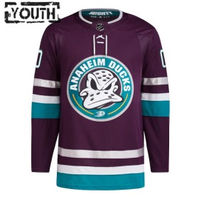 Anaheim Ducks Dresy Personalizované 30th Anniversary Adidas 2023-24 Nachový Třetí Authentic - Dětské